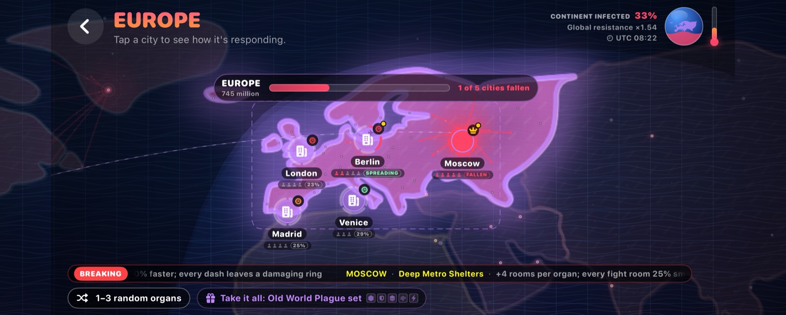 Infecting Europe