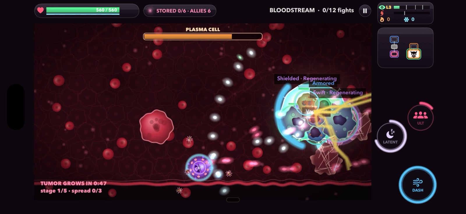 Retrovirus in a fight